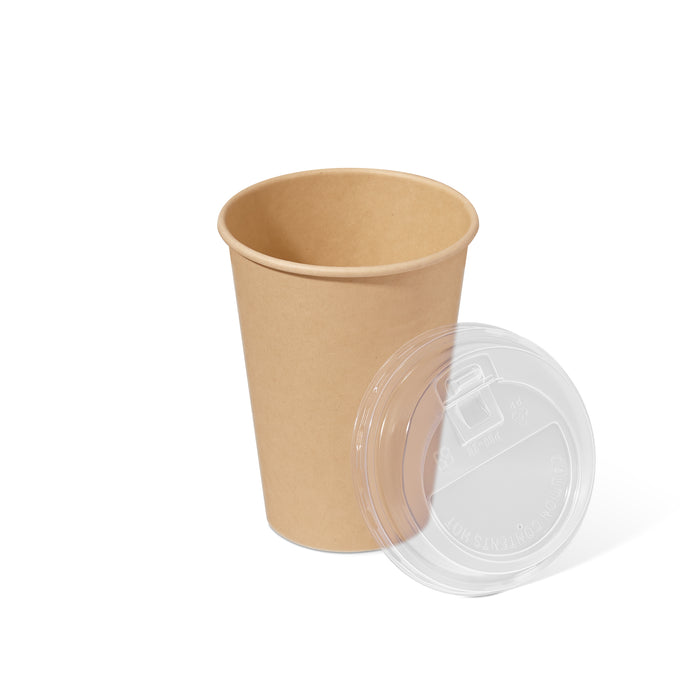 12Oz Paper Cup + Paper Cup Lid Combo
