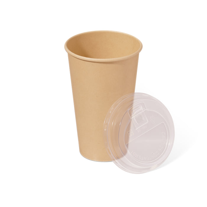 16Oz Paper Cup + Paper Cup Lid Combo