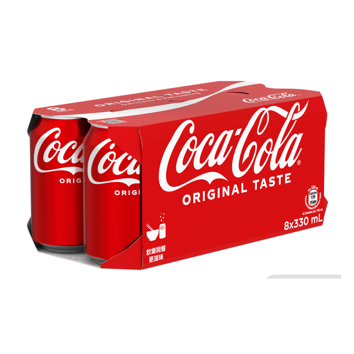 「可口可樂」汽水罐裝 330毫升