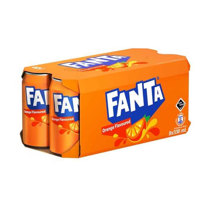 「芬達」橙味汽水330毫升罐裝