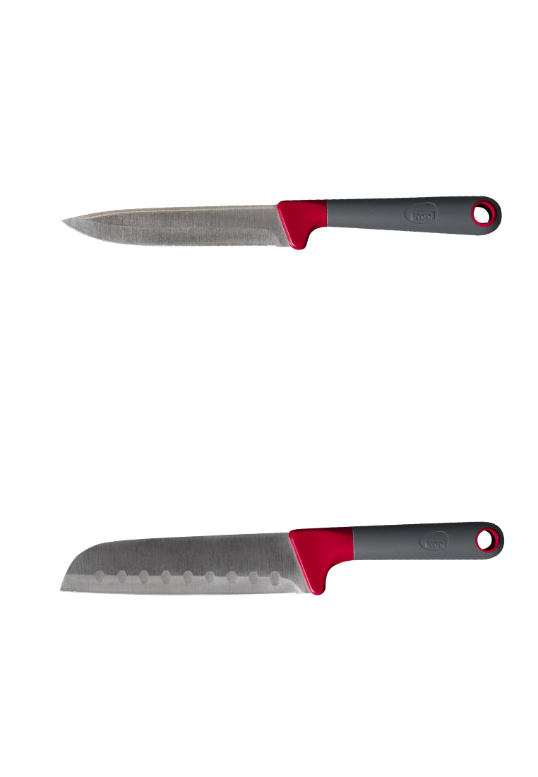 刀具套裝(2件裝)(包含: 萬用刀、三德刀 各一把) 2 Pieces Knife Set (includes: 5” Utility Knife, 7” Santoku Knife)