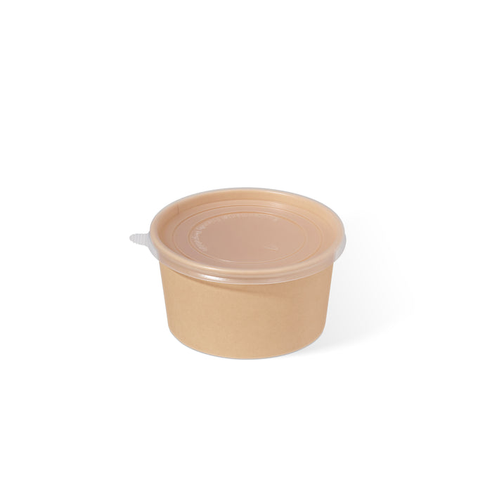 320ml Paper Round Container + Container Lid Combo