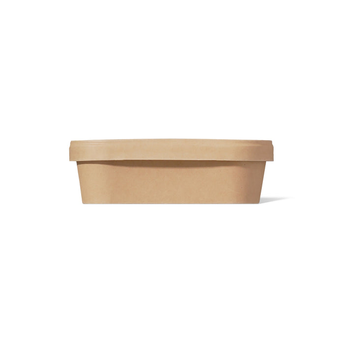 500ml Paper Meal Box + Paper Meal Box Lid Combo
