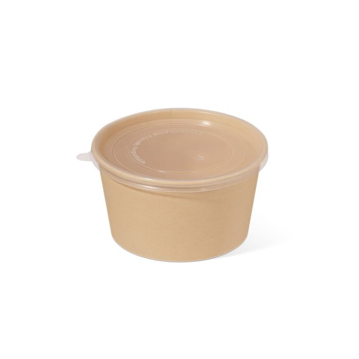 700ml Paper Round Container + Container Lid Combo