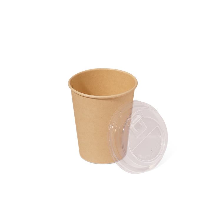 8Oz Paper Cup + Paper Cup Lid Combo