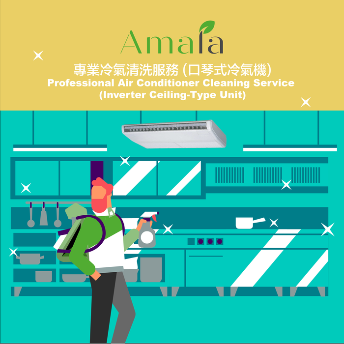 Amala Professional Air Conditioner Cleaning Service (Inverter Ceiling-Type Unit)