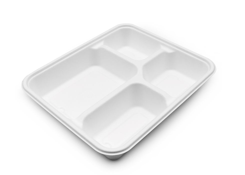 4 Compartments Lunchbox