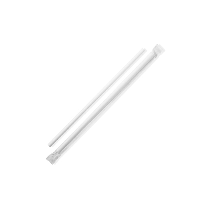White Paper Straw (Individual Packaging)