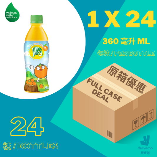 菓汁先生 - 橙汁飲品 360毫升 Mr Juicy - Orange Juice Drink 360ML